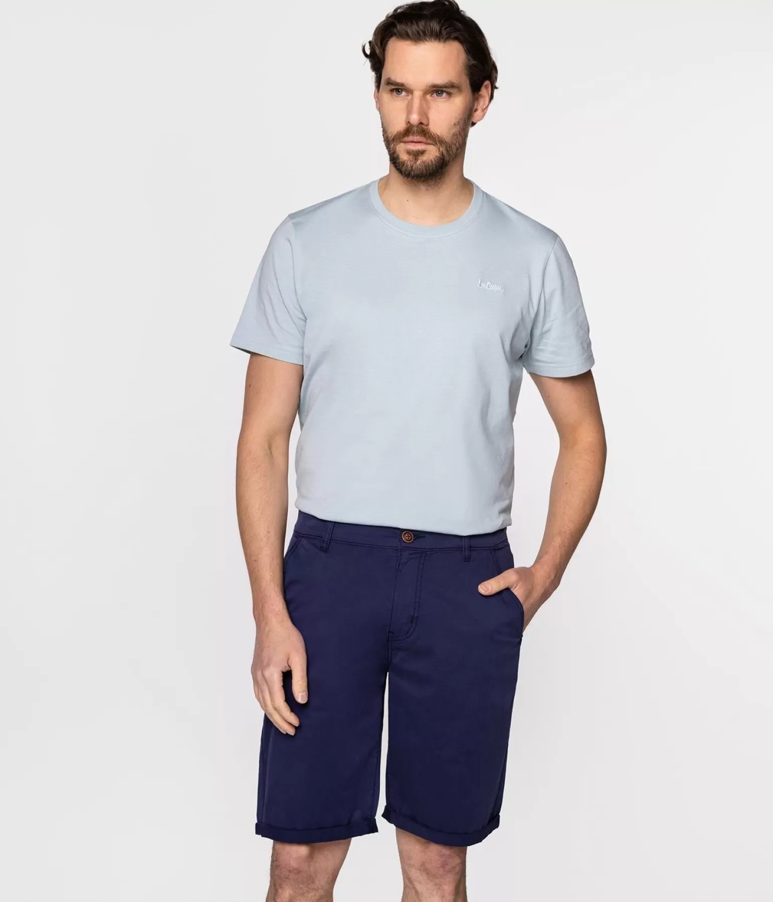 Lee Cooper Bermudy*Bermudy MATT 9802 DRESS BLUE