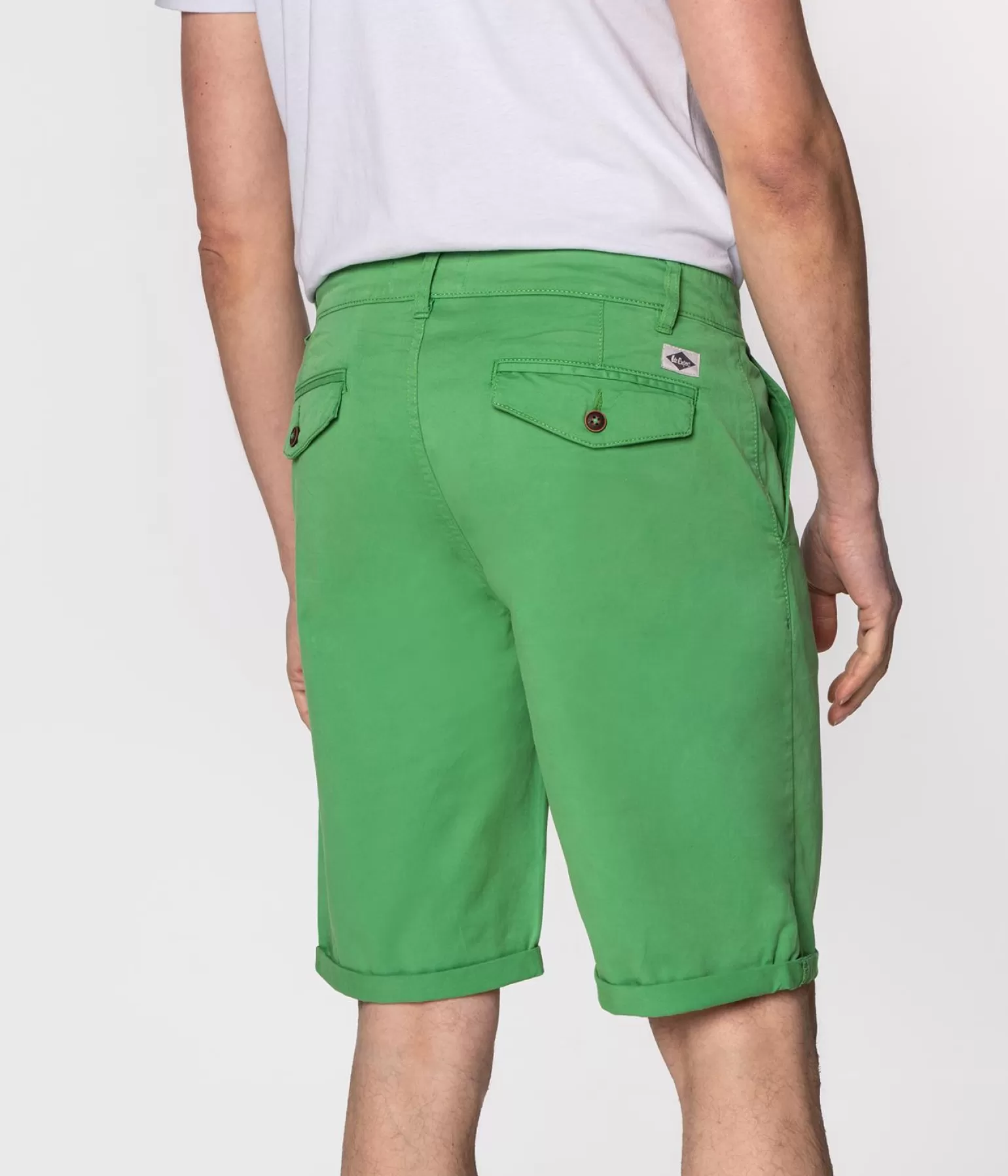 Lee Cooper Bermudy*Bermudy MATT 9802 MEDIUM GREEN