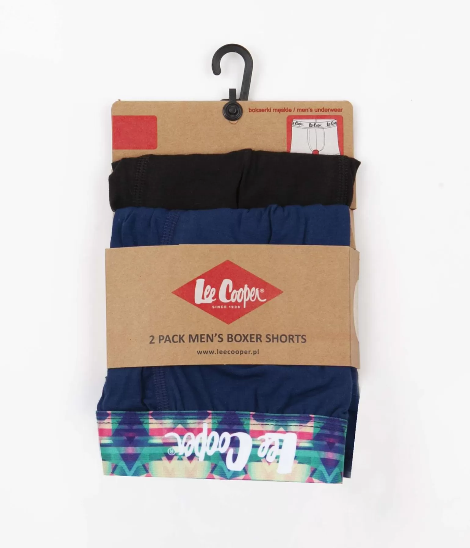 Lee Cooper Bokserki*Bokserki 2-pak DUOBOX 9532 BLACK SAPPHIRE