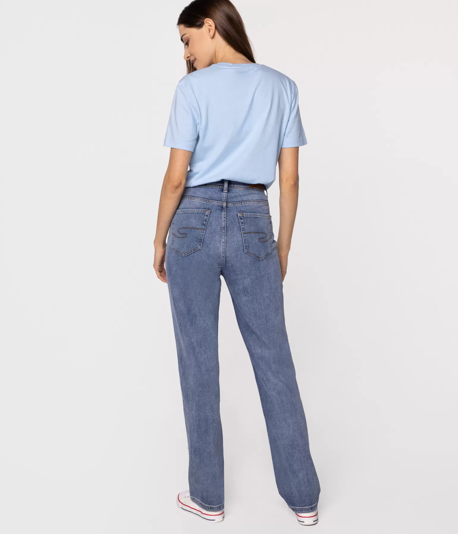 Lee Cooper Straight | Straight*Jeansy Damskie Straight PARIS 9840 STONE