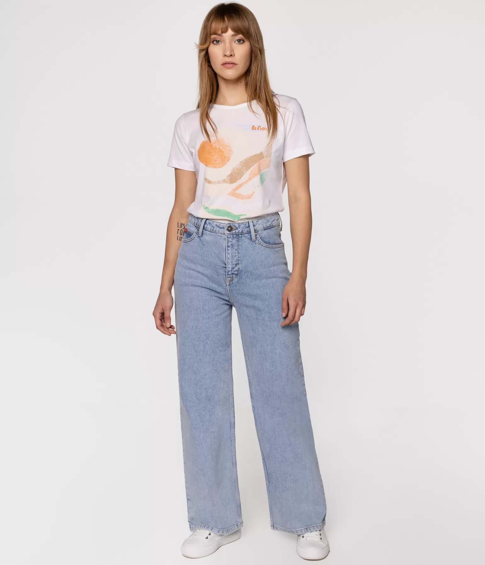 Lee Cooper Wide Leg | Wide Leg*Jeansy Damskie Wide Leg BELLA 1895 LIGHT