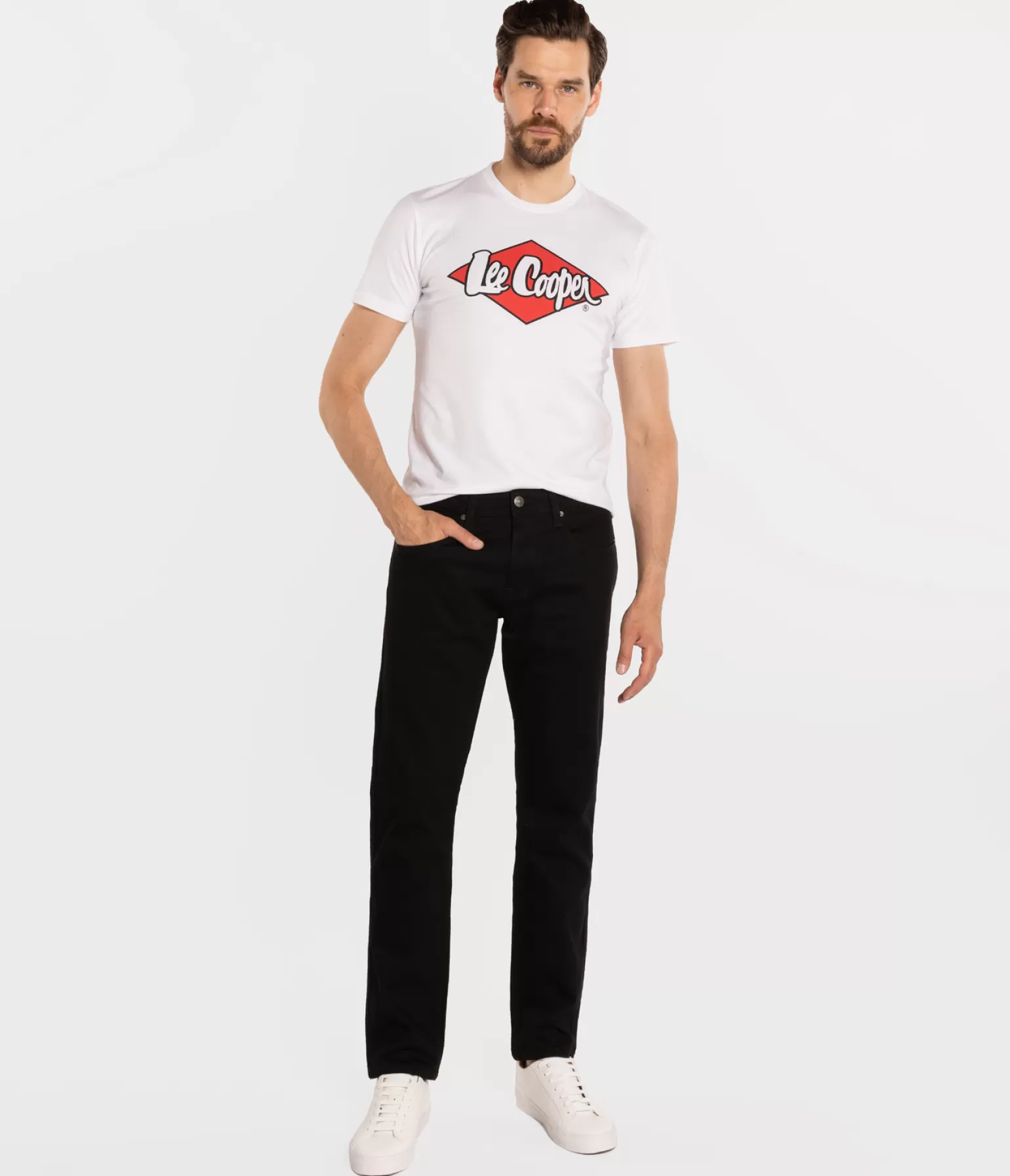 Lee Cooper Regular | Regular*Jeansy Męskie Regular LC118 1900 BLACK