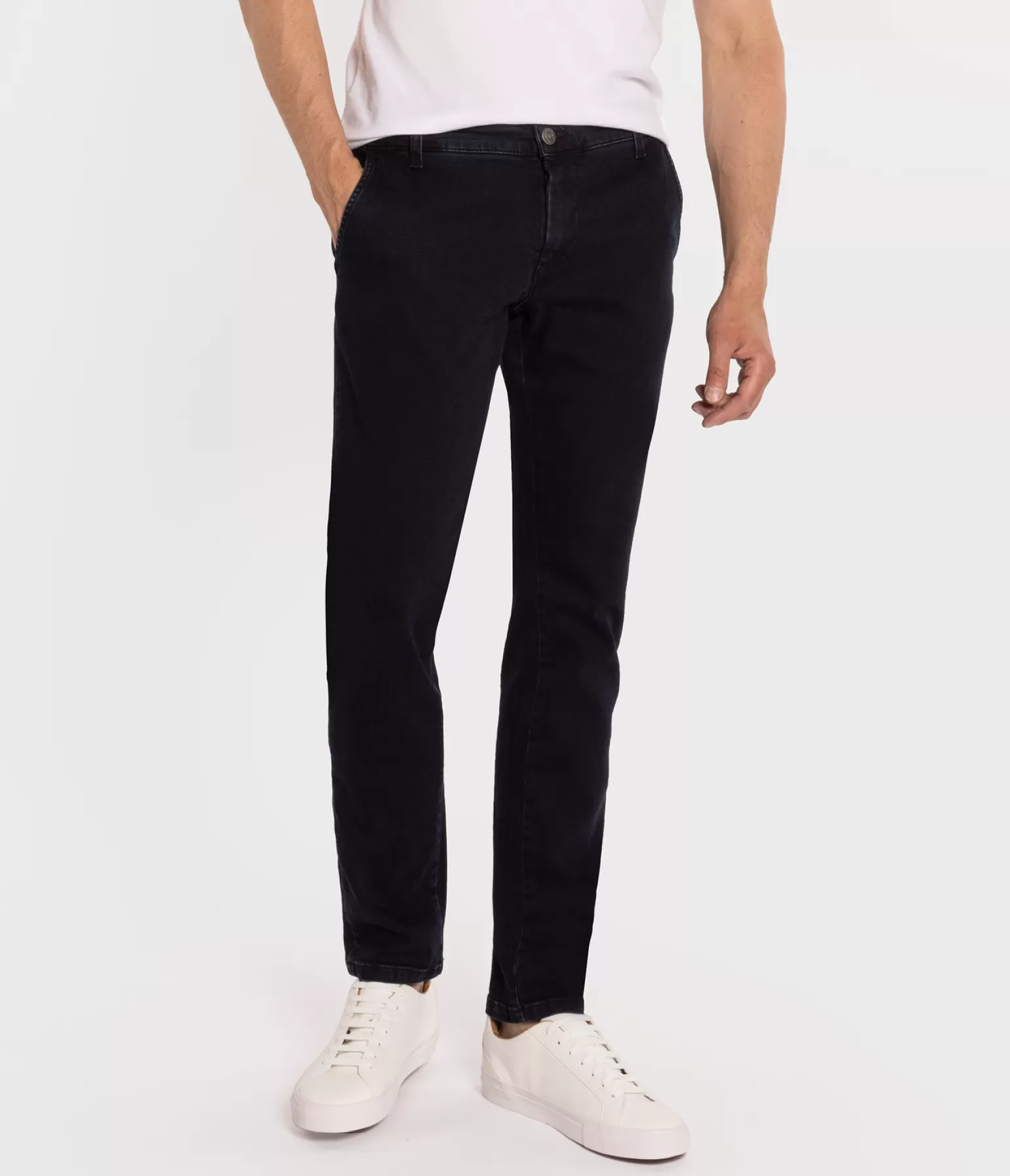 Lee Cooper Slim | Slim*Jeansy Męskie Slim GENOVA 1327 BLUE BLACK