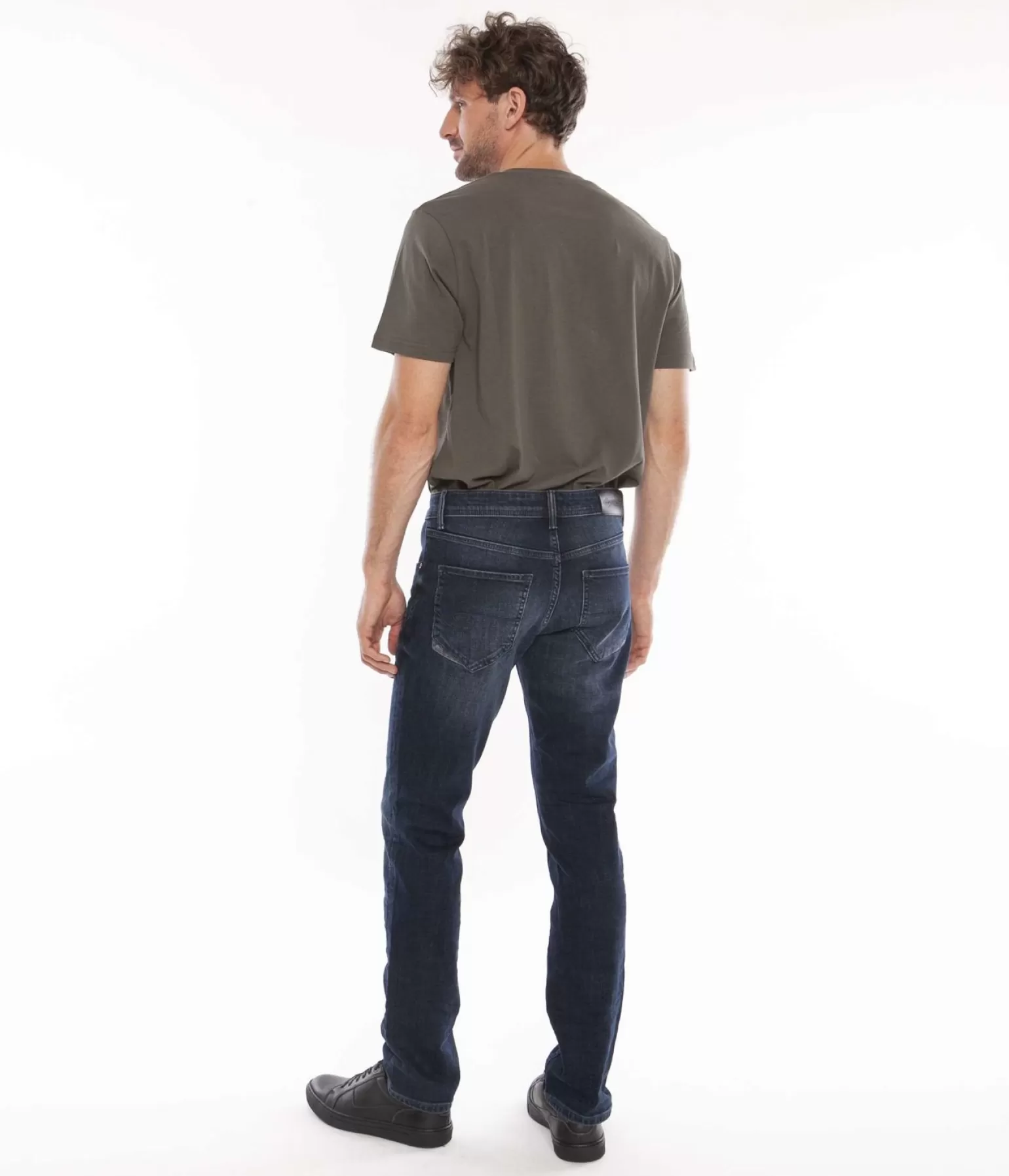 Lee Cooper Slim | Slim*Jeansy Męskie Slim JAMES 0912 DARK WASH USED