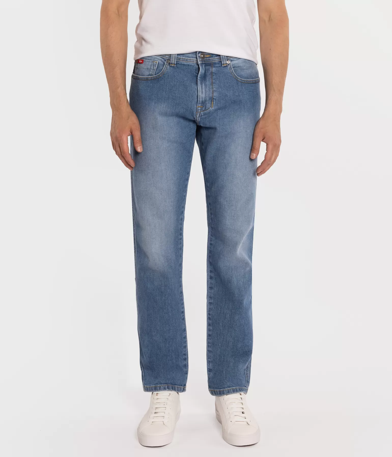 Lee Cooper Tapered | Tapered*Jeansy Męskie Tapered LC7504 1533 LIGHT USED