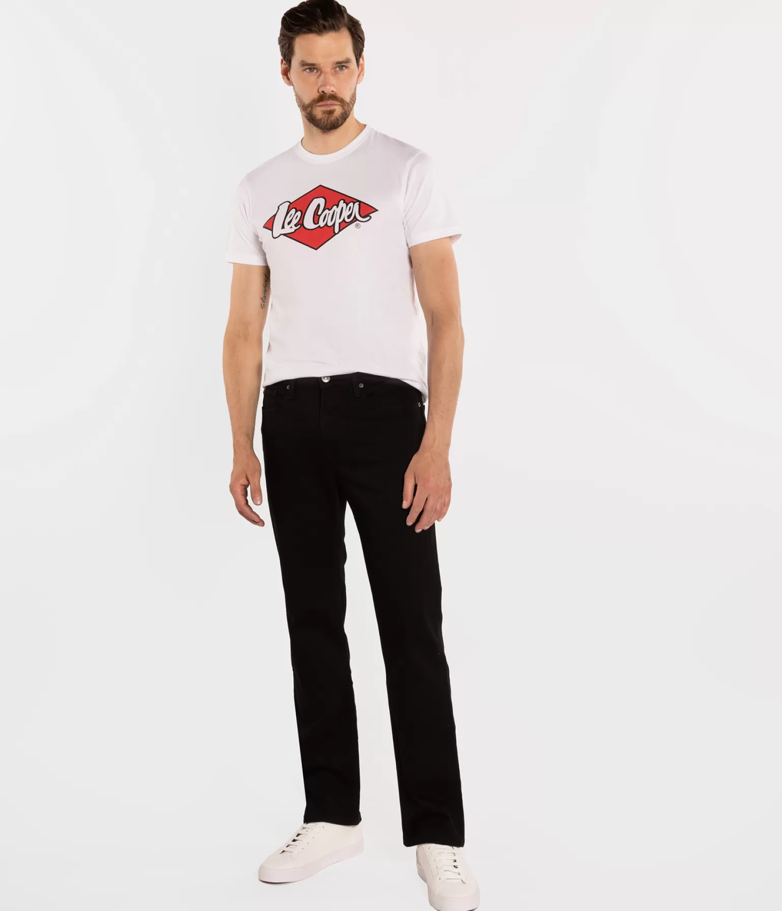 Lee Cooper Tapered | Tapered*Jeansy Męskie Tapered LC7504 1900 BLACK