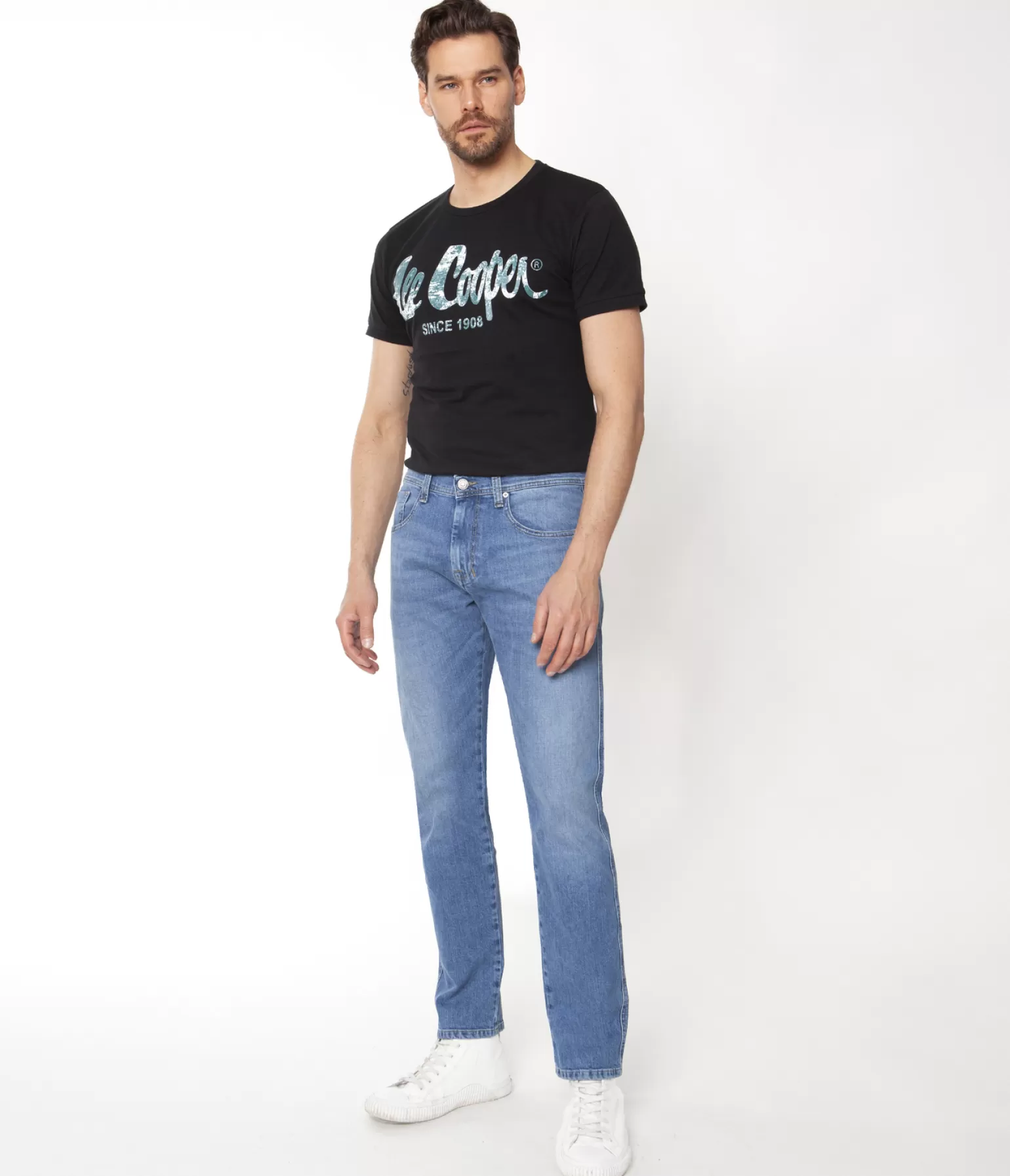 Lee Cooper Tapered | Tapered*Jeansy Męskie Tapered LC7504 2017 LIGHT BRUSED USED