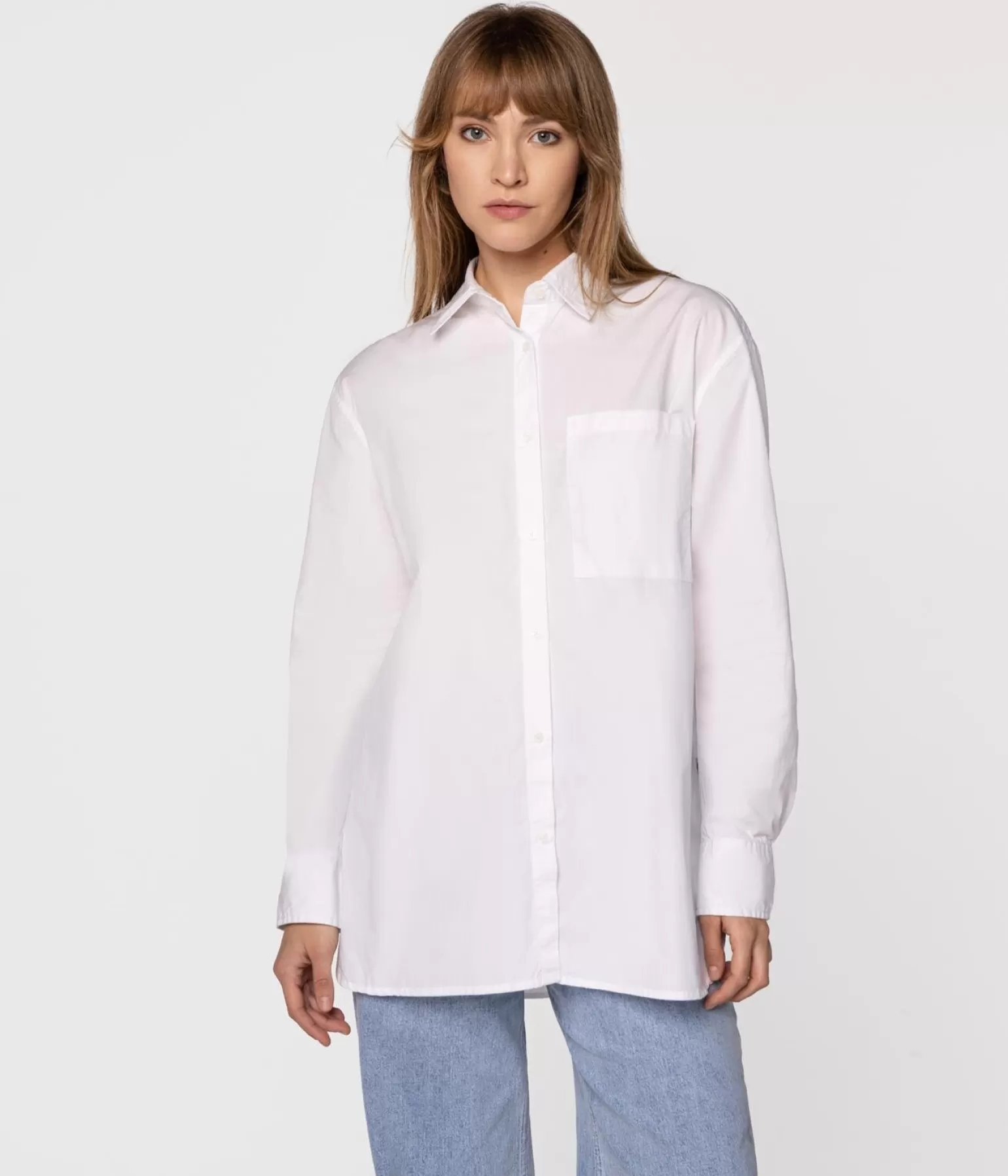 Lee Cooper Koszule*Koszula Oversize LAURA 1060 WHITE