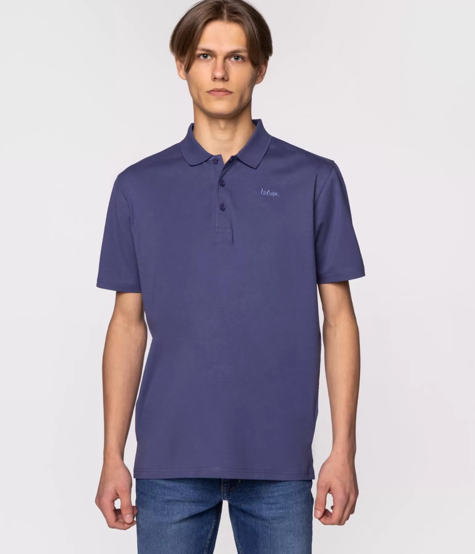 Lee Cooper Polo*Koszulka Polo ALAN 7124 BLUE INDIGO