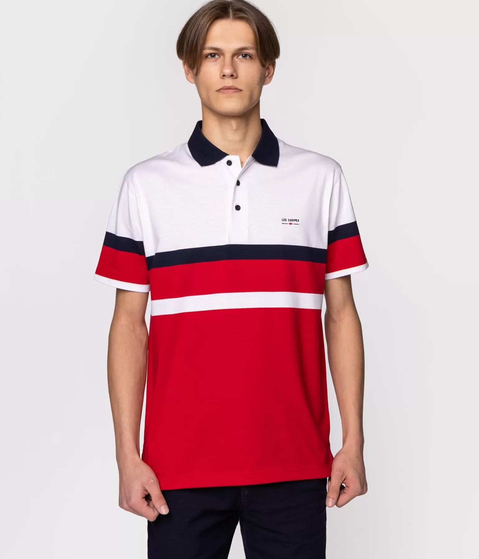 Lee Cooper Polo*Koszulka Polo ASIF 4119 RED