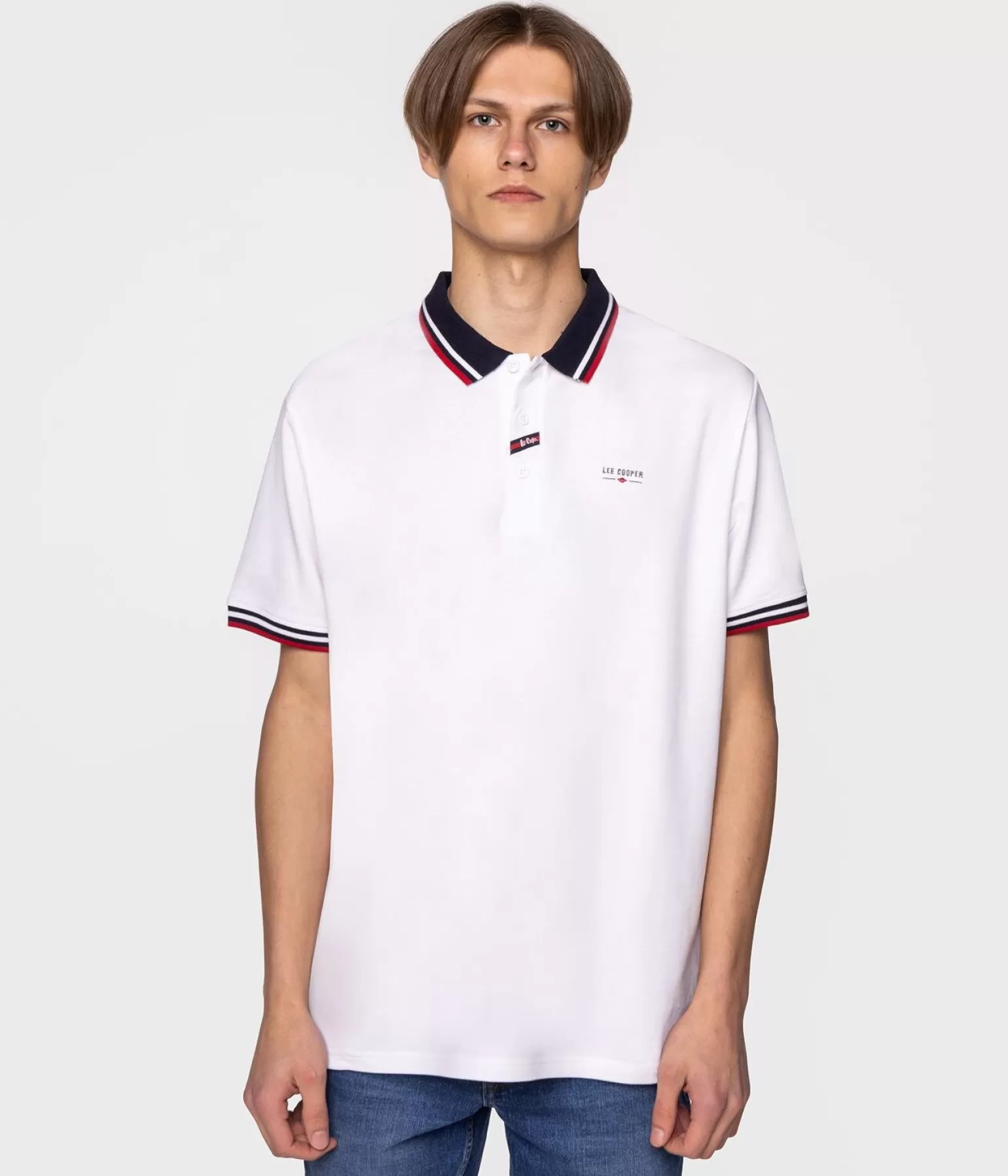 Lee Cooper Polo*Koszulka Polo FALCON 2434 WHITE