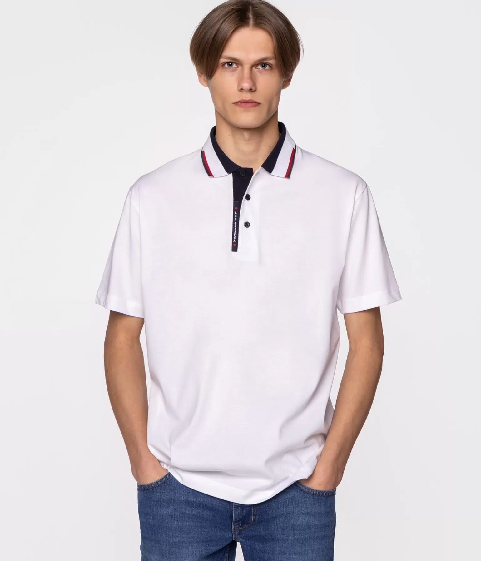 Lee Cooper Polo*Koszulka Polo RONNIE 4100 WHITE