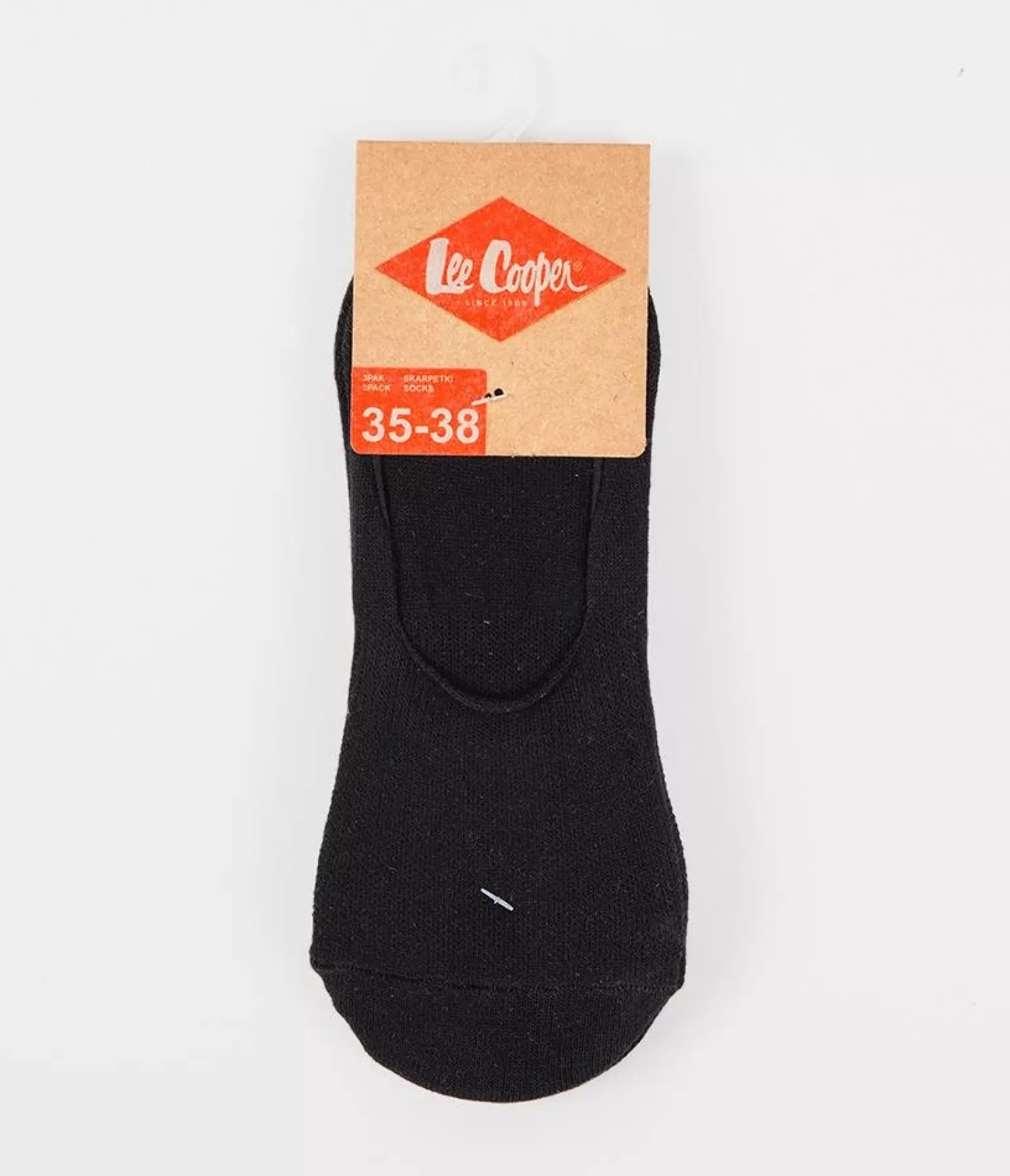 Lee Cooper Skarpety | Skarpety*Skarpetki Stopki Balerinki Czarne 3-pak INVSOCKS 1802 BLACK