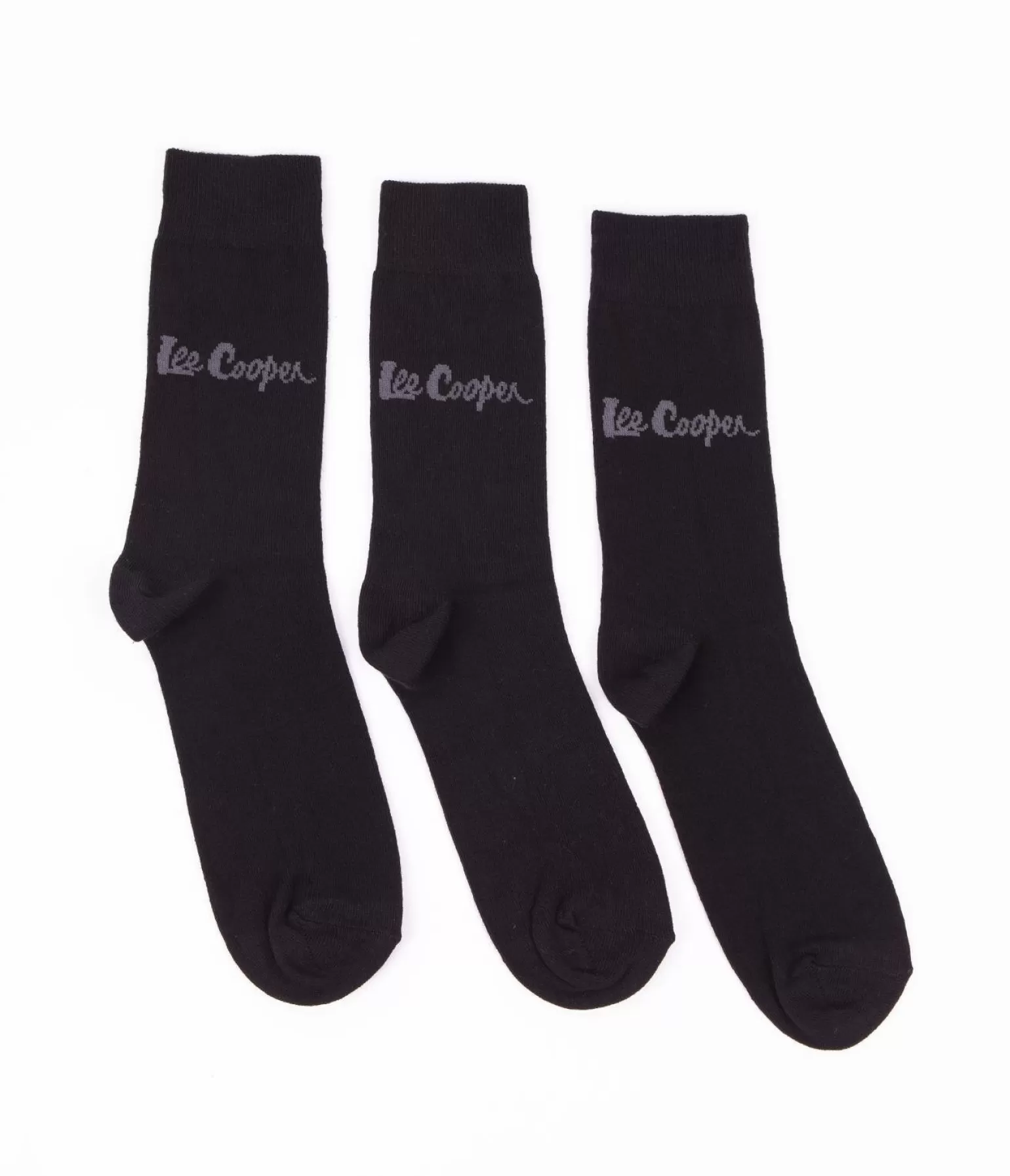 Lee Cooper Skarpety*Skarpety Za Kostkę Czarne 3-pak ANKSOCKS 0725 BLACK