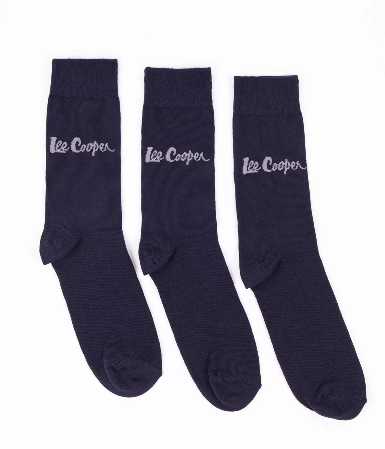 Lee Cooper Skarpety*Skarpety Za Kostkę Granatowe 3-pak ANKSOCKS 0726 NAVY