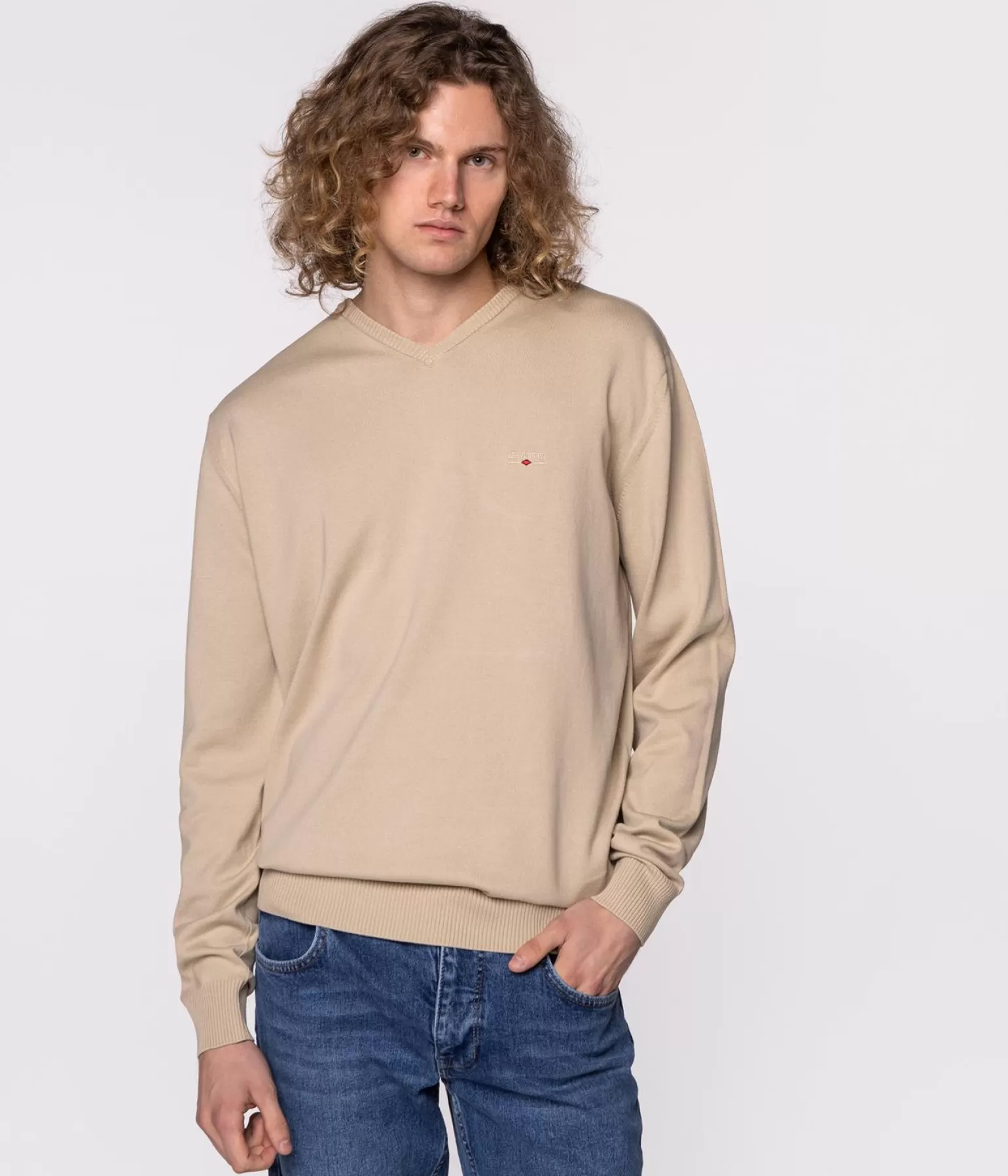 Lee Cooper Swetry*Sweter Z Bawełny Organicznej ADAM ORGANIC SAFARI