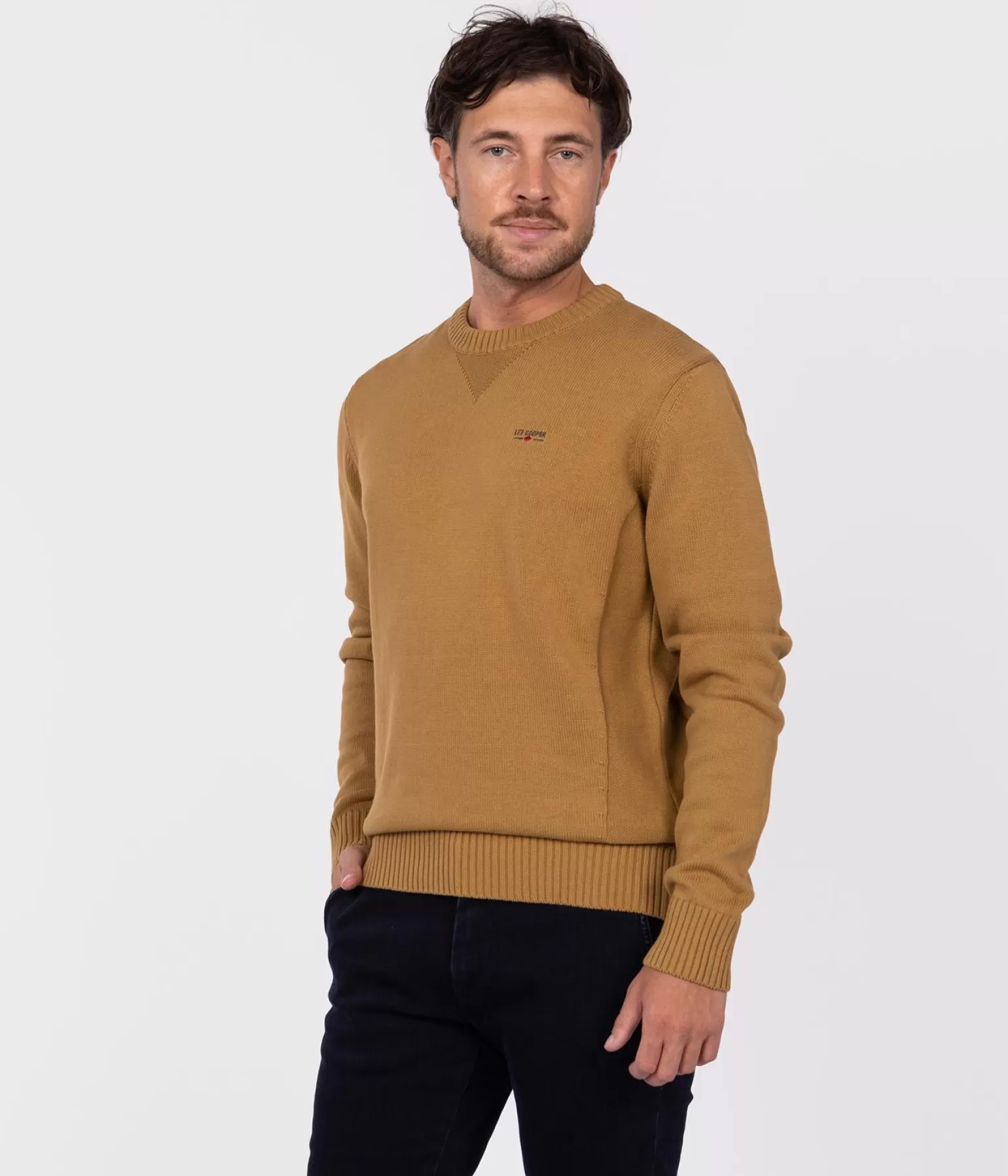 Lee Cooper Swetry*Sweter Z Bawełny Organicznej BILL ORGANIC DIJON