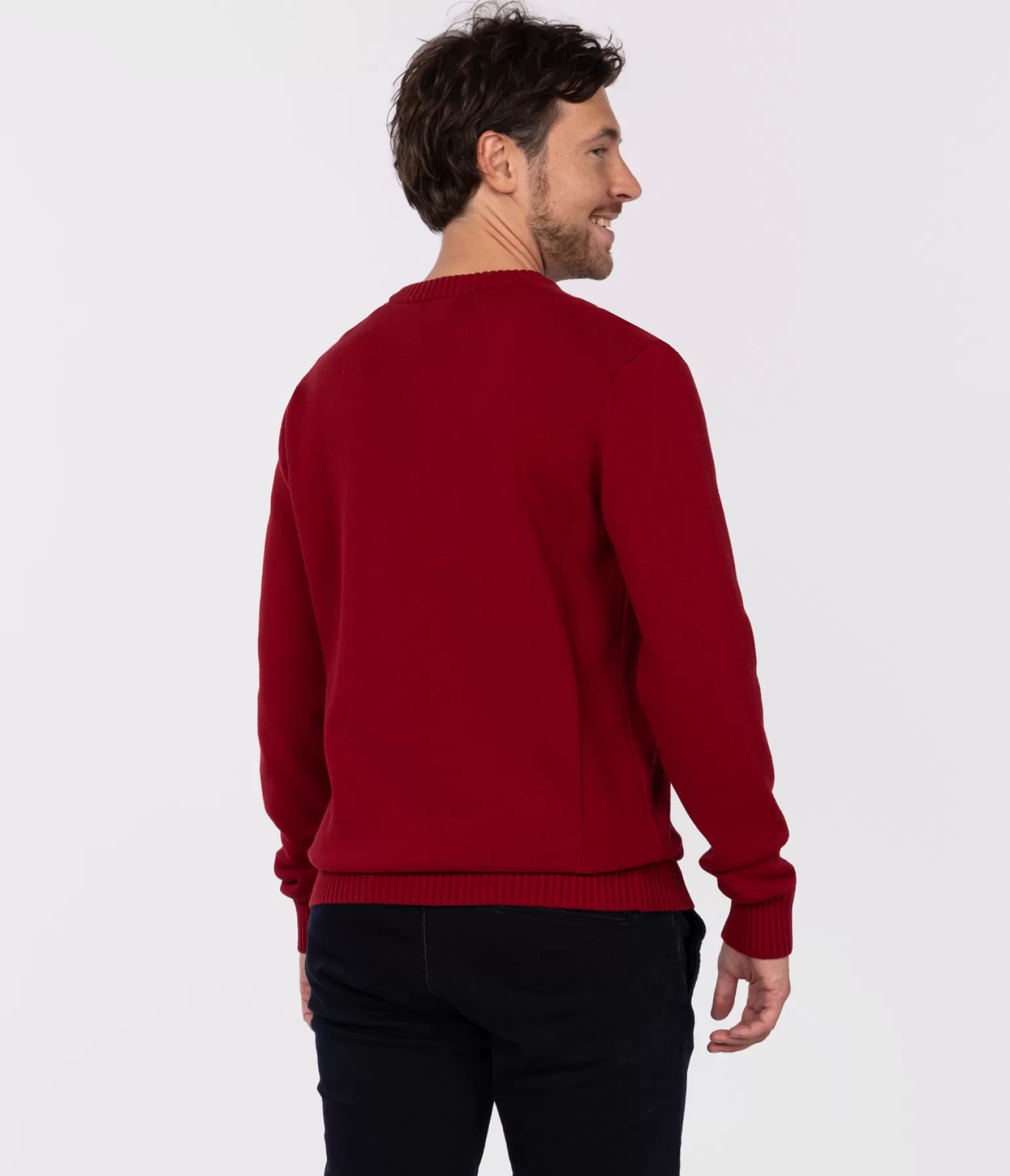 Lee Cooper Swetry*Sweter Z Bawełny Organicznej BILL ORGANIC RED