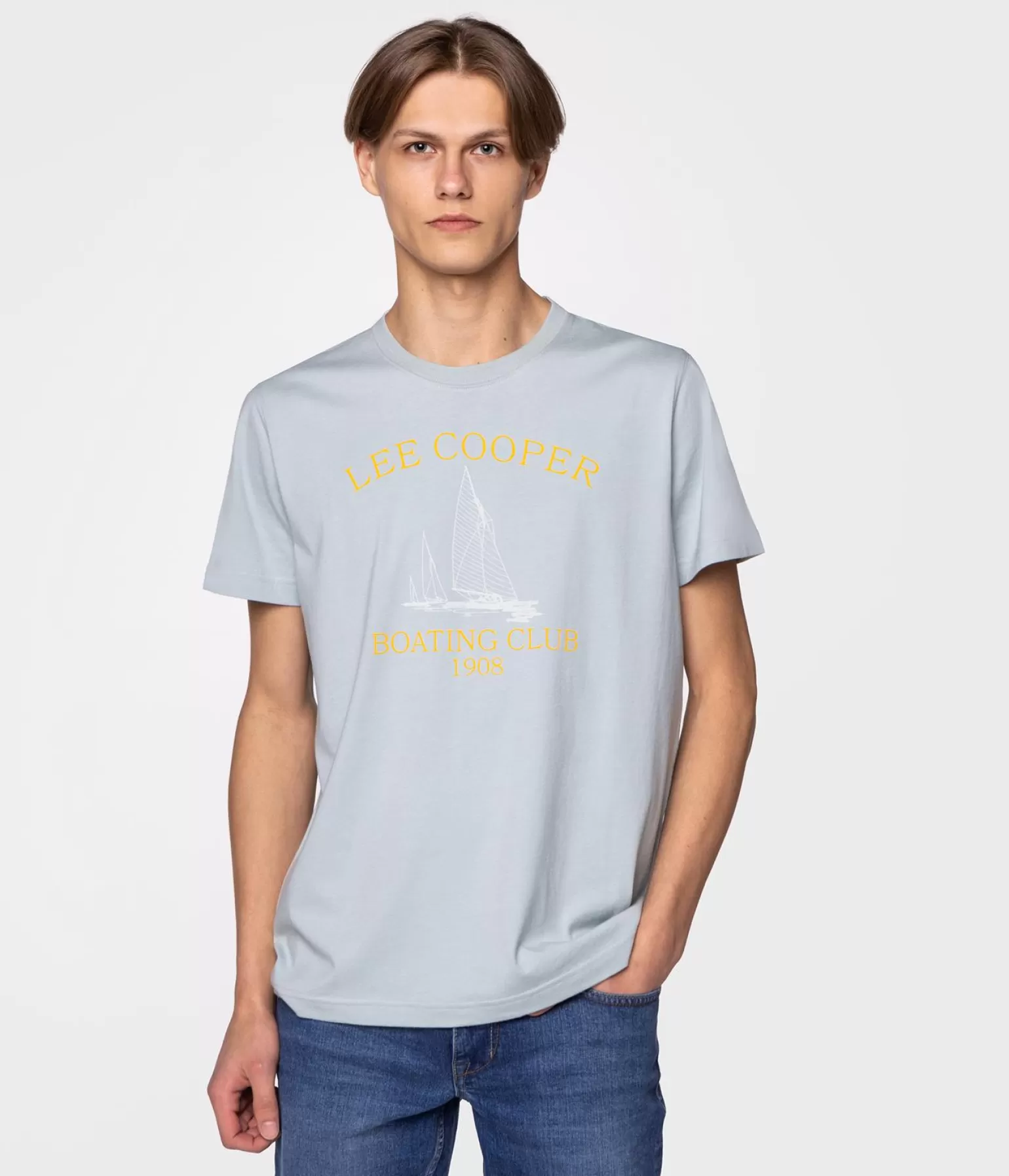 Lee Cooper T-shirty*T-shirt Regular BOATING CLUB 1010 ETHER