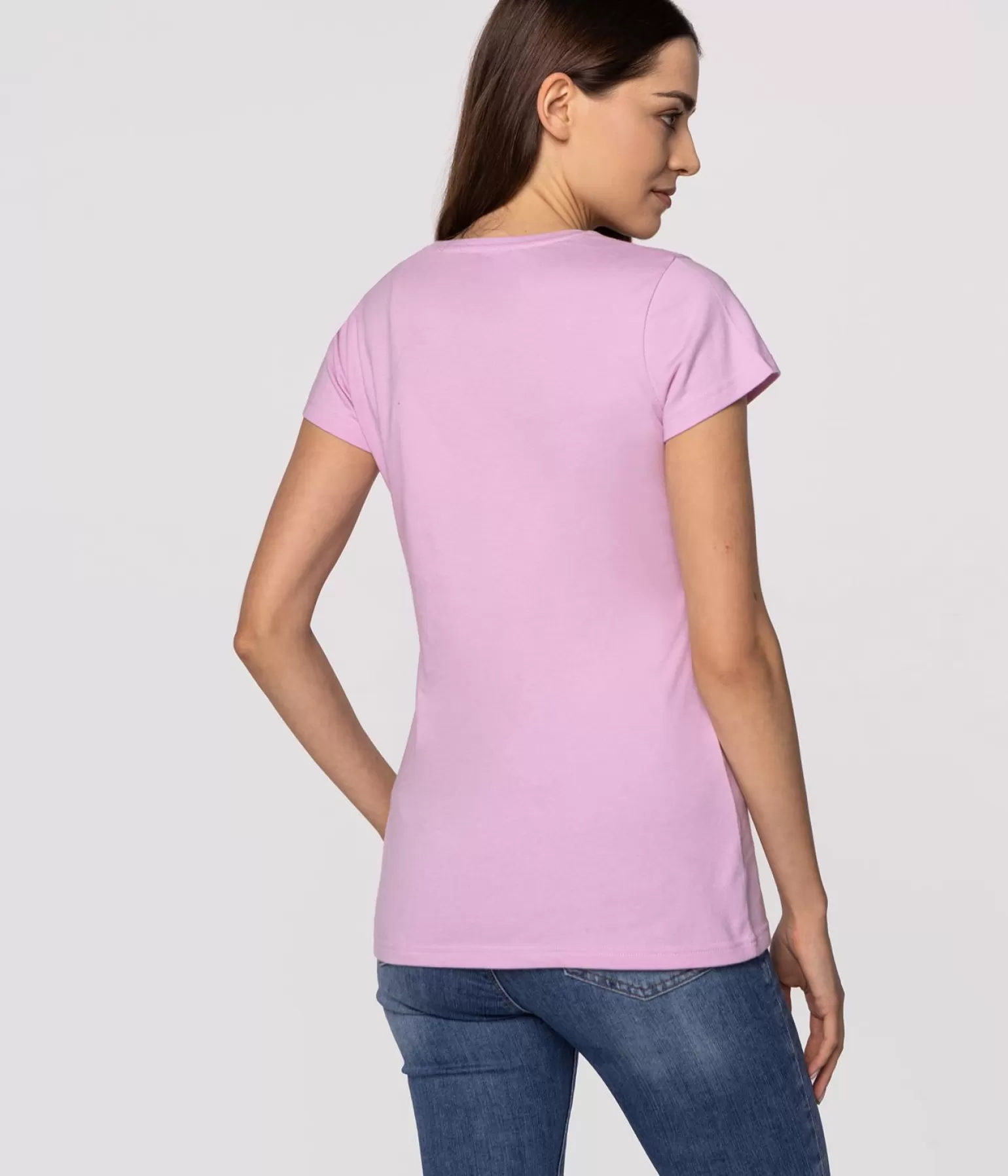 Lee Cooper T-shirty*T-shirt Regular LOGAN3 3030 PINK LAVENDER