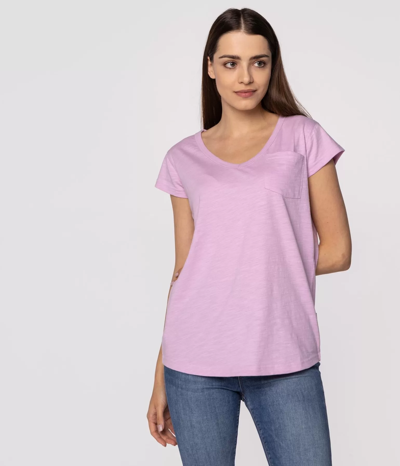 Lee Cooper T-shirty*T-shirt Regular OLIVIA 4046 PINK LAVENDER