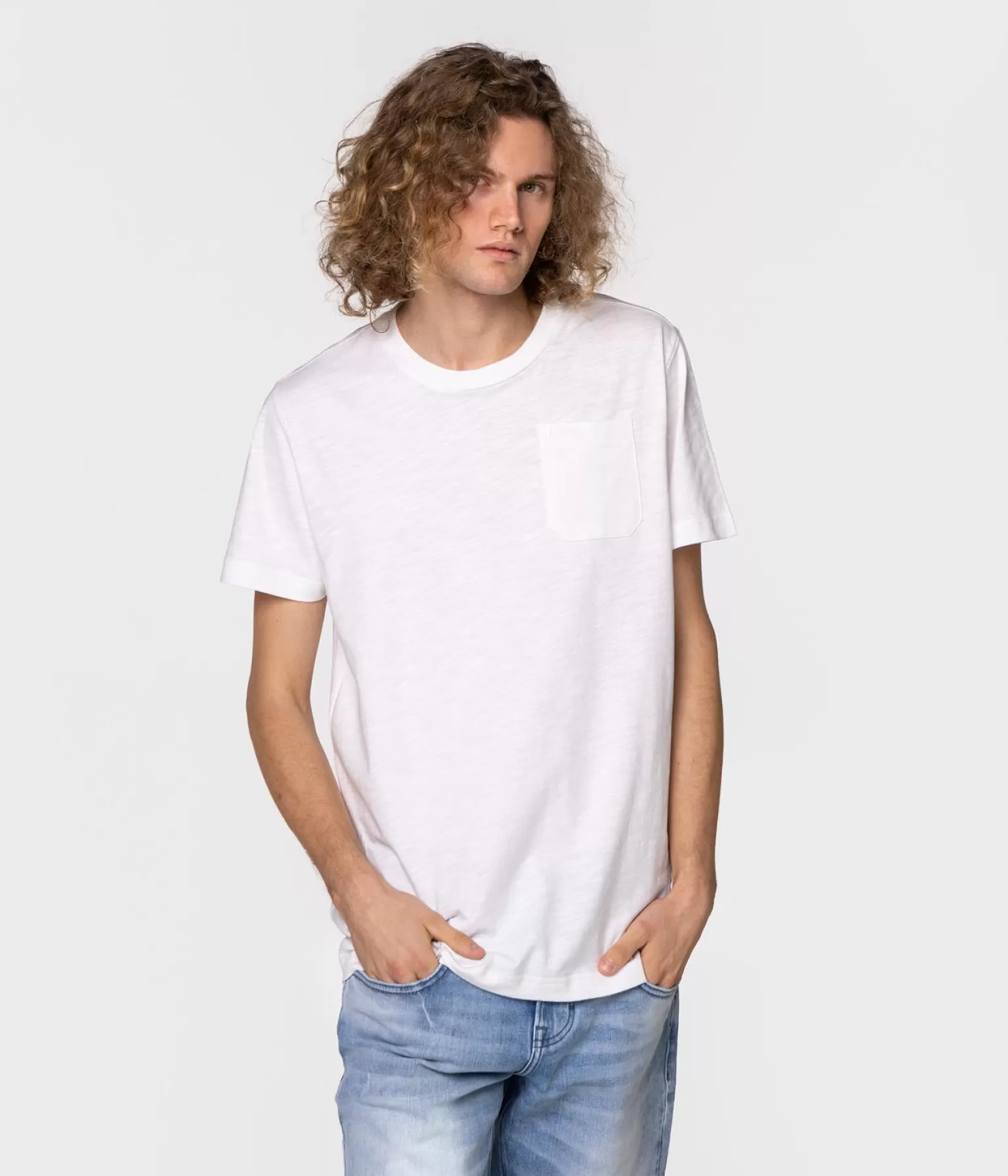 Lee Cooper T-shirty*T-shirt Regular POCKET 2020 WHITE