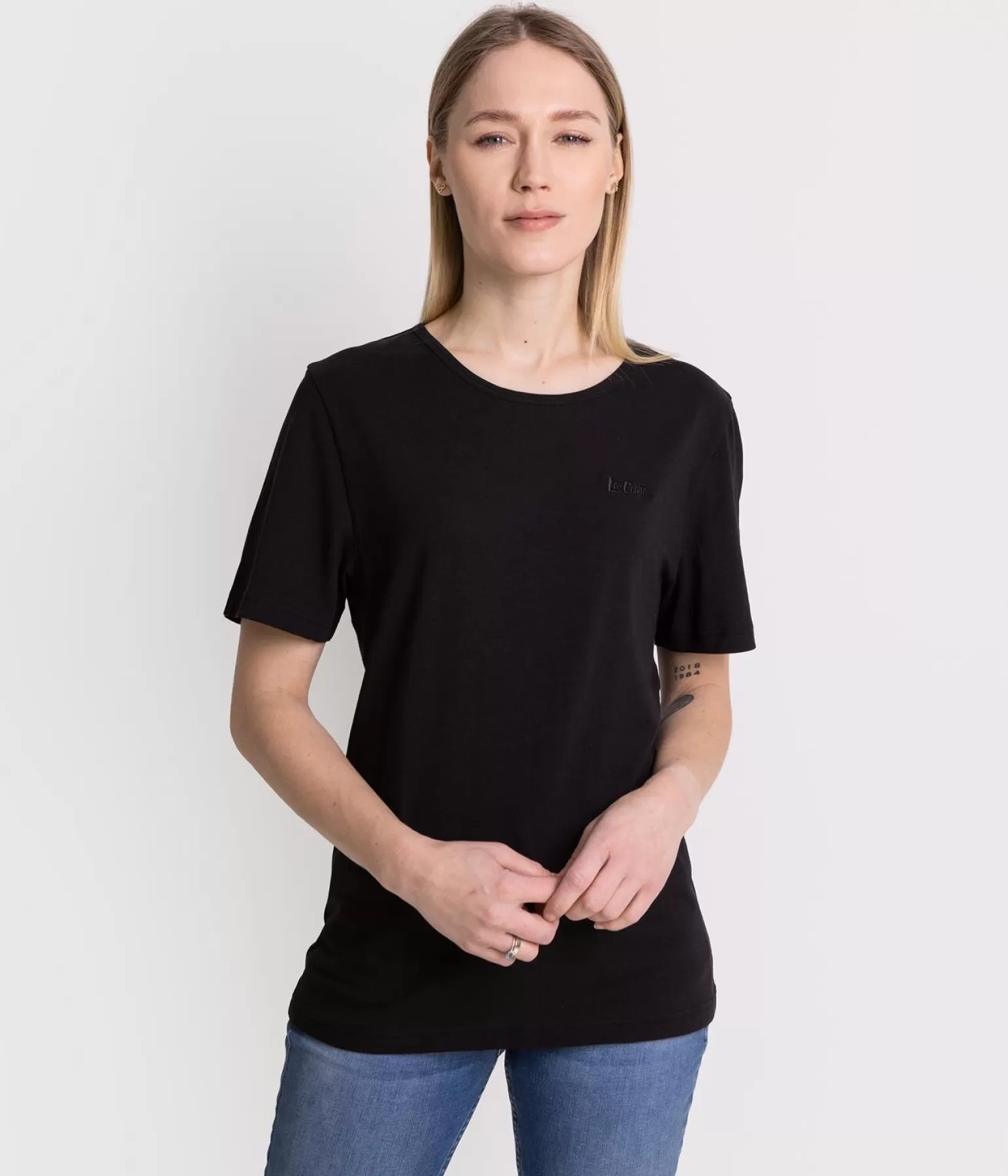 Lee Cooper T-shirty*T-shirt SIA 9505 BLACK