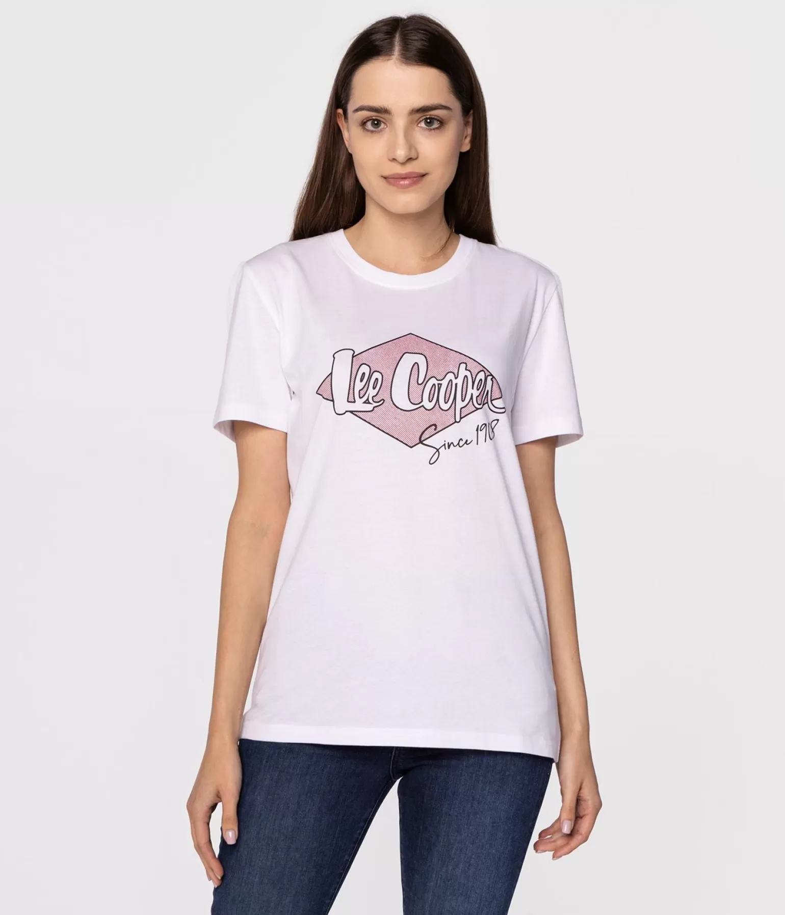 Lee Cooper T-shirty | T-shirty*T-shirt Unisex BRAND9 9020 WHITE