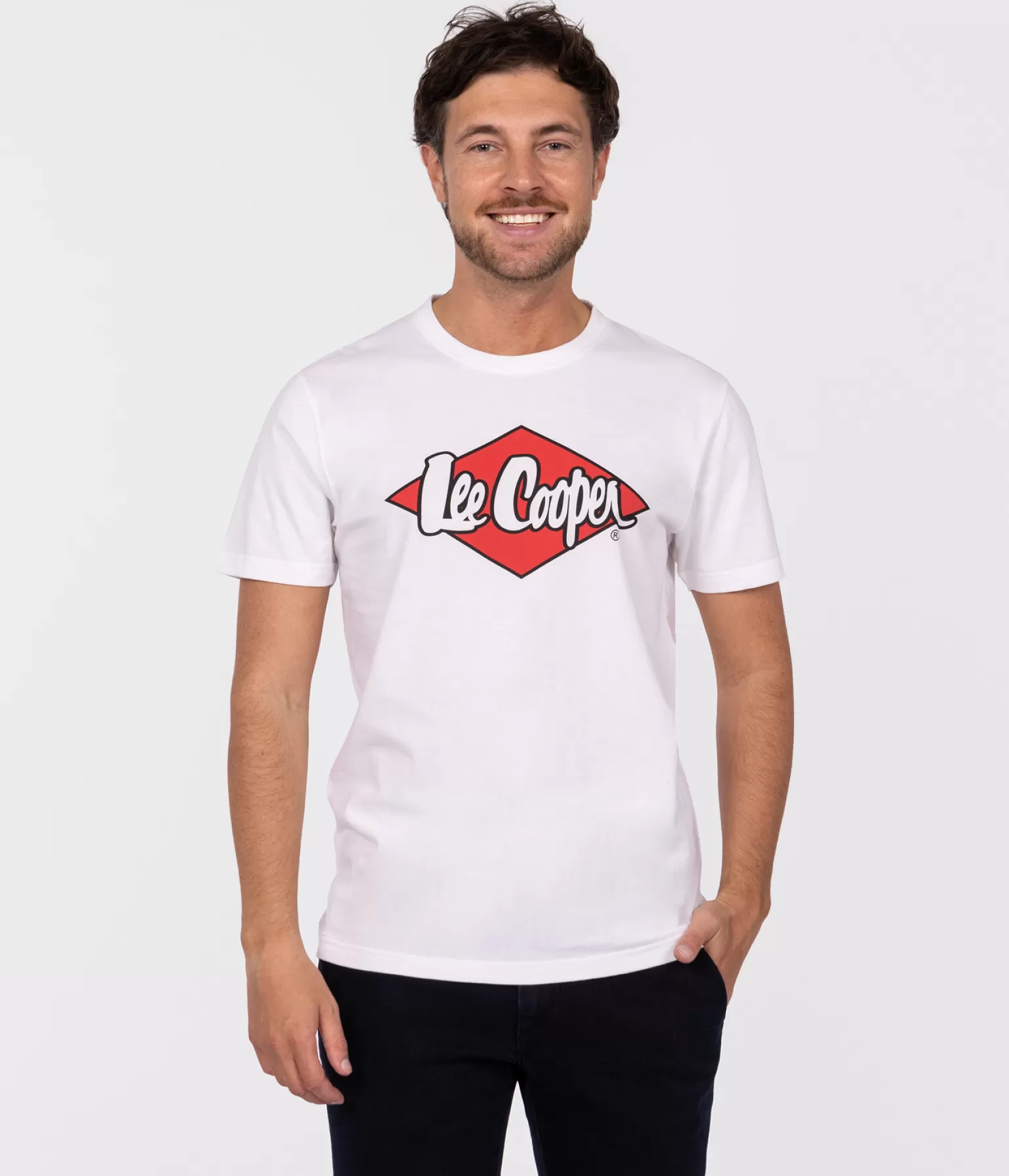 Lee Cooper T-shirty | T-shirty*T-shirt Unisex Z Logo ICON TEE 1010 WHITE