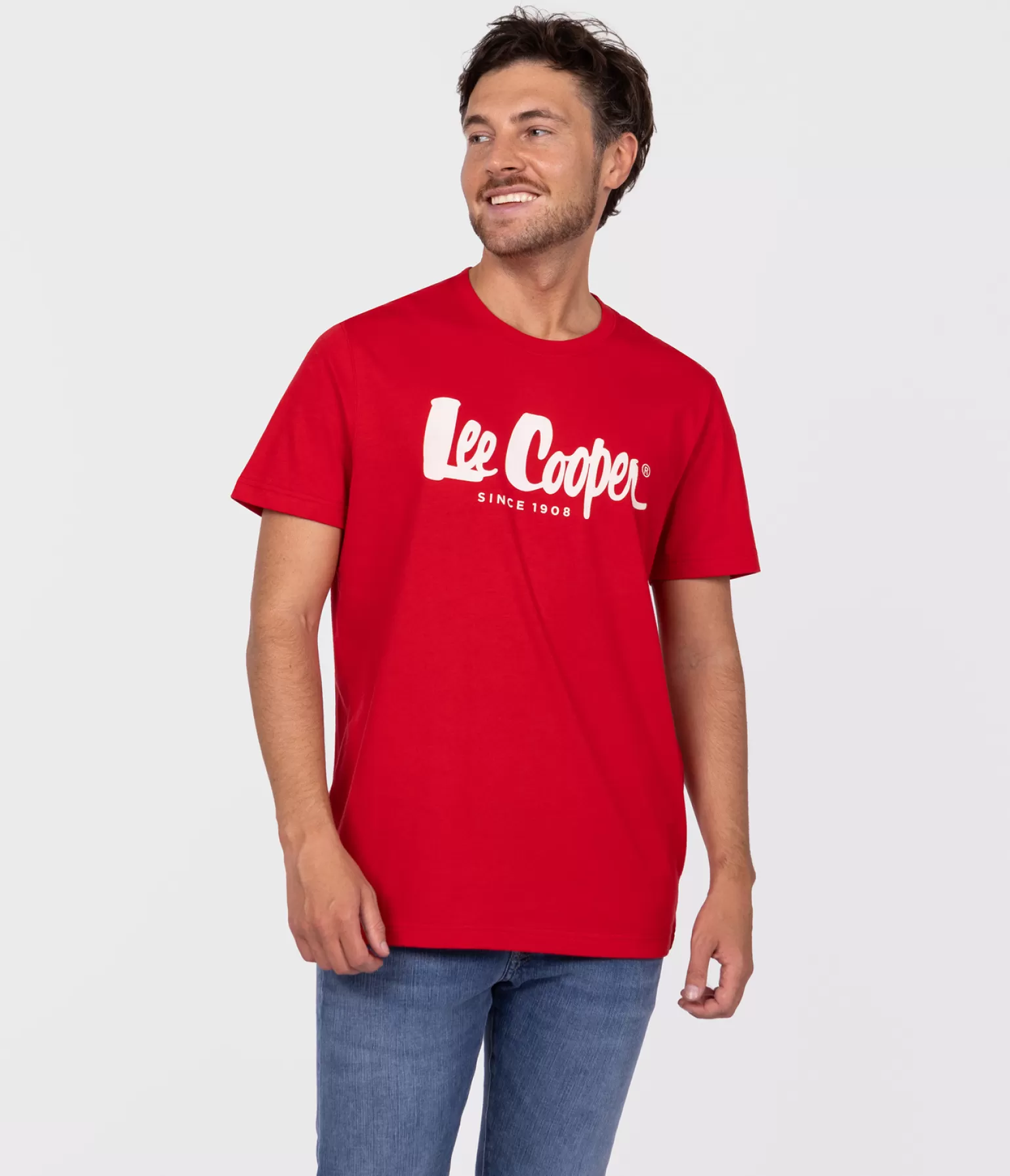 Lee Cooper T-shirty*T-shirt Z Logo HERO7 6005 RED